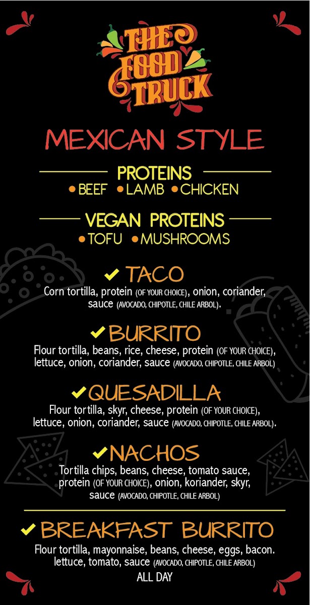 Menu board
